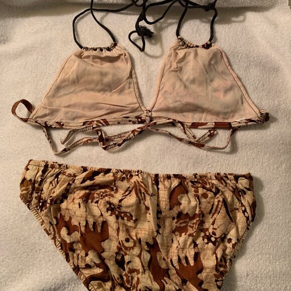 2 X *HP* Vintage 80s Batique bikini - Picture 4 of 8